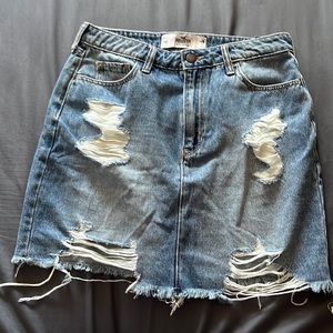 Hollister Ultra High-Rise Denim Skirt